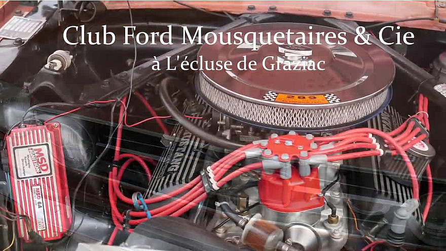 Club Ford Mustang à Graziac #Patrimoine #Tourisme #Fluvial #Gers #Occitanie #Tv-Locale @smartrezo