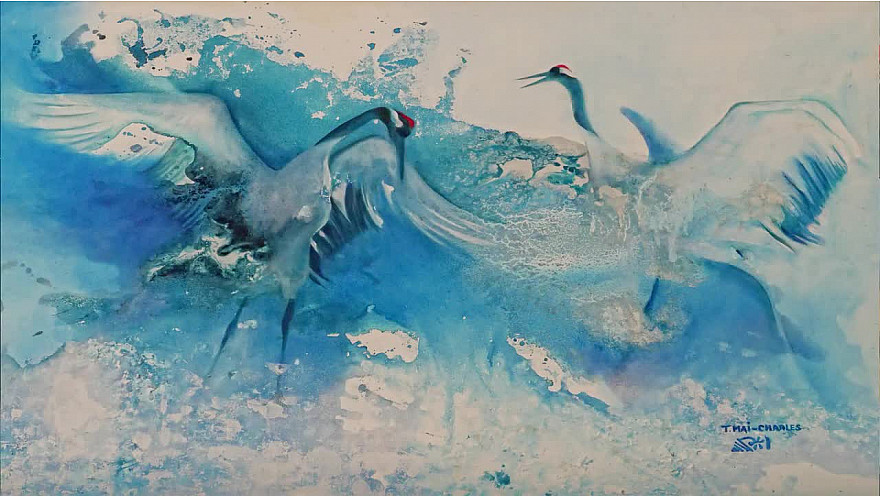 Thanh Mai-Charles Artiste #Montréal-du-Gers @GersTourisme @Occitanie #Tv_Locale @Smartrezo